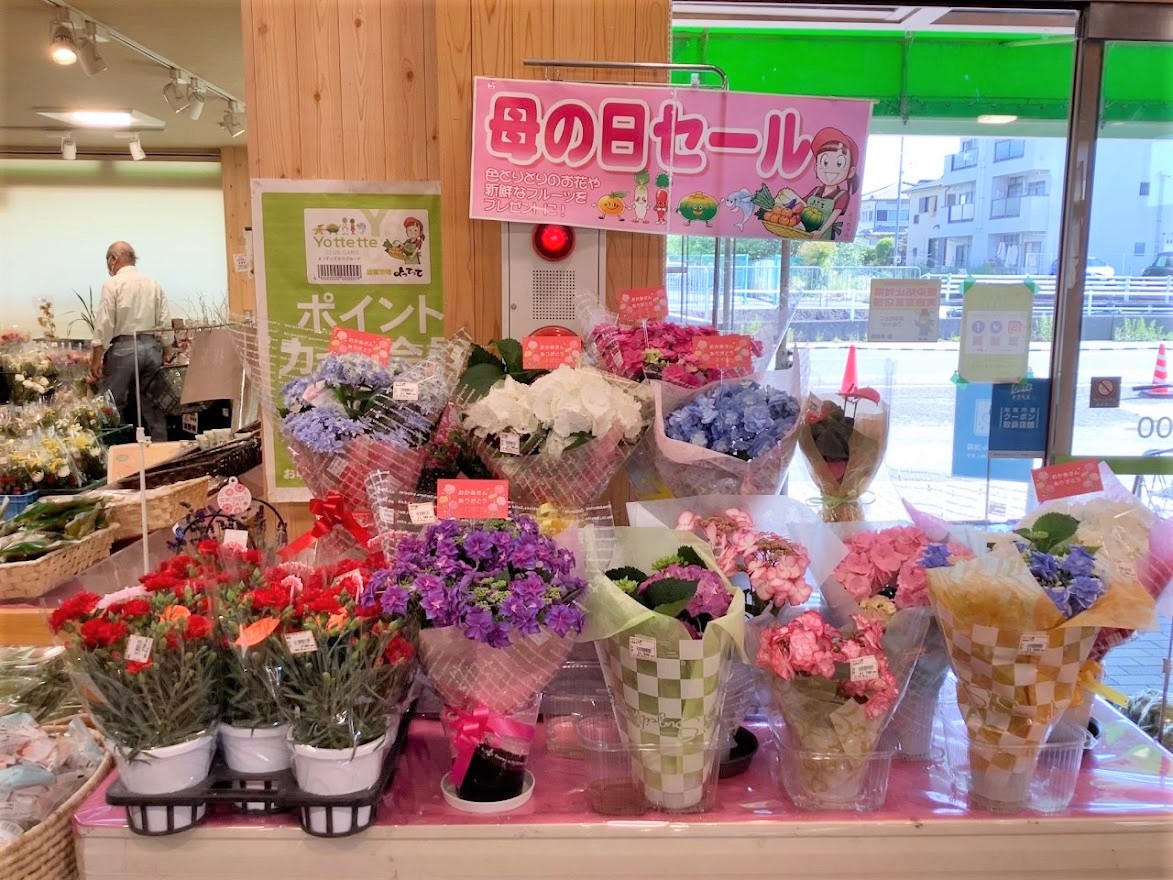 「母の日コーナー」ご用意しております♪(終了しました)