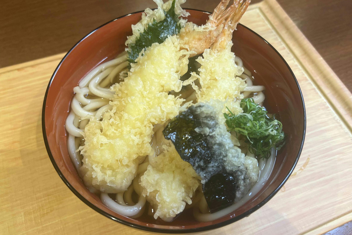 天ぷらうどんの画像